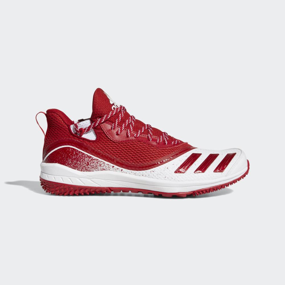 Adidas Icon V Turf Hrvatska - Muške Tenisice Za Bejzbol - Crvene/Bijele (UYHEGV579)